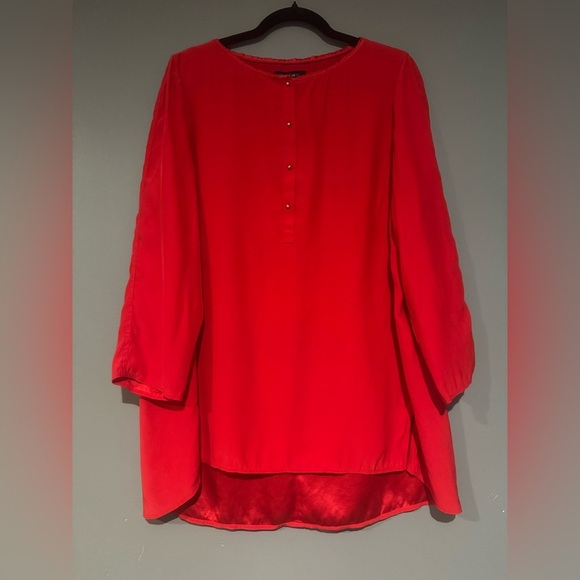 Lafayette 148 New York Tops - Lafayette‎ 148 New York Scarlet Blouse